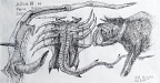 Alien III Face Hugger Oxen — Drawing 96