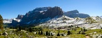 The Sella Group and Sella Pass as seen from the South-West