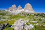 The Langkofel Group (Gruppo del Sassolungo) from the east