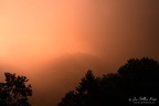Dramatic sky during thunderstorm at sunset in Val d'Hérens (Switzerland)