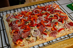 Pizza Krusiana delle Alpi Before Baking