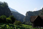 Vineyard Shelter at the Entrance to the Borgne Gorge