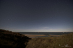 Starry night over the North Sea beach on Vlieland