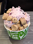 Ben & Jerry’s pink ice cream with cookie pieces