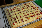Cheese-Topped Homemade Pizza before Baking