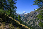 Matterhorn from a High Mattertal Trail
