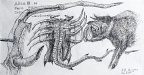 Alien III Face Hugger Oxen — Drawing 96