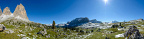 Sella Pass with the Langkofel group and the Sella group (360 degrees panorama) Sella Pass with the Langkofel group and the Sella group (360 degrees panorama)