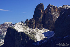 Torre Orientale Meisules dala Biescespart of the Sella Group, as seen from the South Torre Orientale Meisules dala Biescespart of the Sella Group, as seen from the South