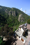 View into Gorges de la Borgne from Longeborgne