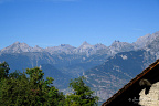 Mountain Panorama above the Rhône Valley